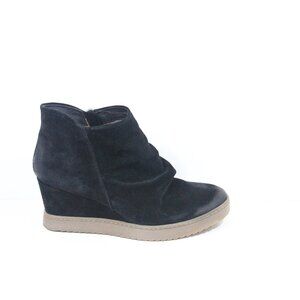 Sofft Siri Wedge Boots sz 11 Women Black Ankle Bootie Waterproof Shoes